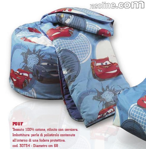 Pouf cotone cars - pouf,