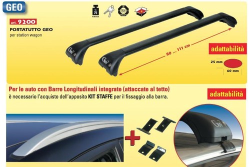 Barre portatutto con - barre,