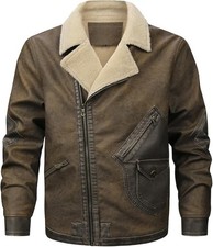 HOOD CREW Men’s Faux Leather