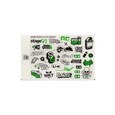 Set adesivi STAGE6 verde