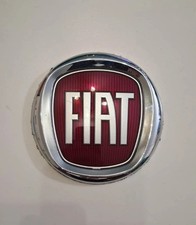 fregio logo stemma rosso 120 mm posteriore per fiat fiorino ducato multipla qubo