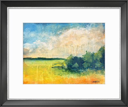 Quadro paesaggio astratto