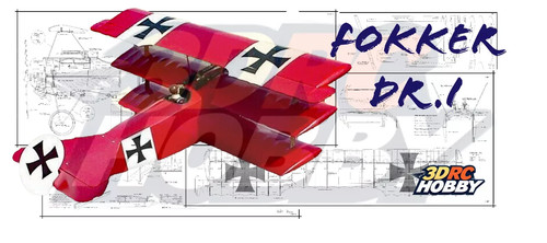 Fokker dr1 triplane ws rc - dr1,