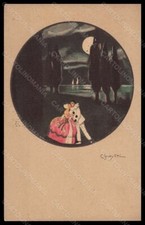 Artista Firmato Chiostri Lady Pierrot Carta Luna 180 ANGOLI SGUALCITI pz VK6027