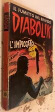 DIABOLIK 1° SERIE N.10 L'IMPICCATO (INGOGLIA 10 OTTOBRE 1963)