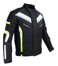 Uomo Moto Giacca Tessuto Biker