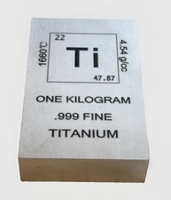 Lingotto Titanio Puro Ti 1
