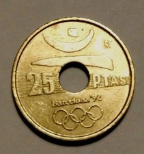 25 PESETAS del 1990 - MONETA SPAGNOLA - ED. OLIMPIADI BARCELLONA 1992