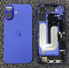 iPhone 16 Plus 16 + custodia telaio centrale con parti vetro posteriore originale, grado A