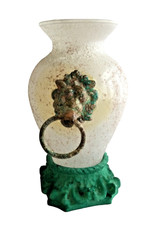 Vaso da Fiori Apotropaico Vetro Lavorato a Mano Collezione Made in Italy