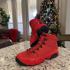 Scarpe da basket autentiche Air Jordan da ragazzo taglia US 4Y 9 retrò sneakers rosso Cile