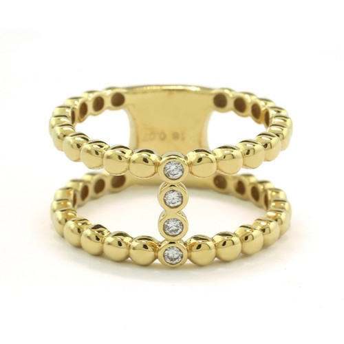Anello oro doppio filo - d'oro,