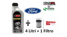 Kit Tagliando Fiesta 1.4 Tdci 50kw 68cv + Lt.4 Olio Ford A5 5w30
