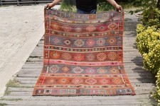 Tappeto vintage turco Kilim