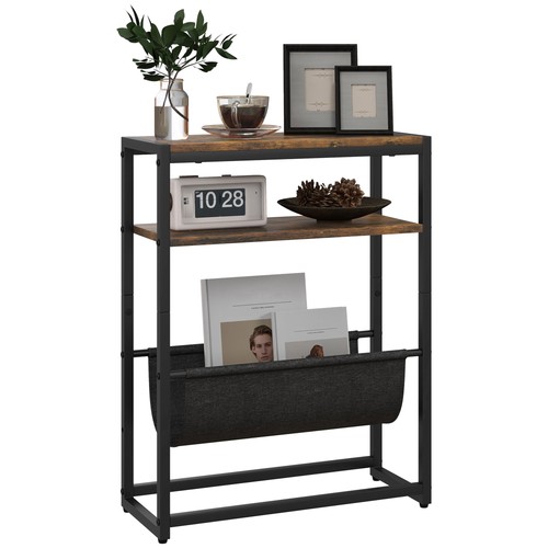 Homcom tavolino stretto - tavolino,