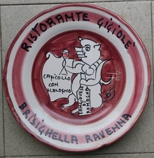 piatto del buon ricordo Brisighella Capicollo 10 L 1976
