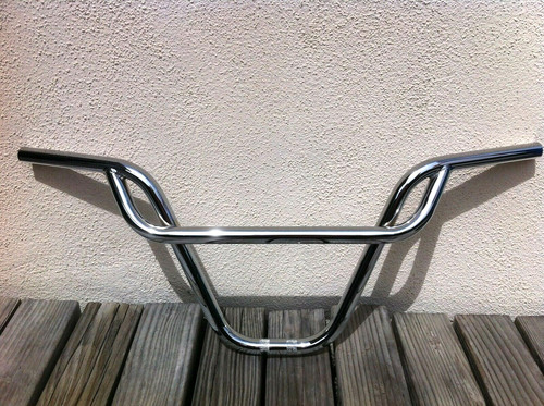 Manubrio cromato bicicletta - cromato,