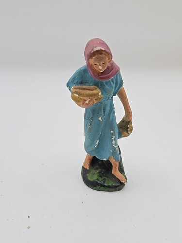 Personaggio presepe vintage - personaggio,