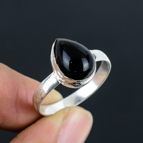 Onice nera anello - onice, nera,