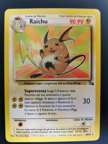 Pokémon ita vintage - pokémon, raichu