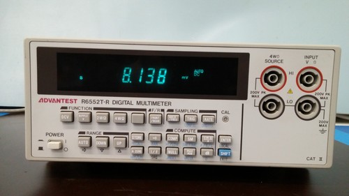 Advantest r6552t multimetro - advantest, r6552t-r