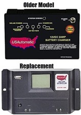 US Automatic 520007 - Sostituito con 520001 - Controllo carica batteria 12VDC 2 Ampere