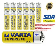 48 PILE BATTERIE VARTA ORIGINALI AA STILO BATTERIA SUPER LIFE