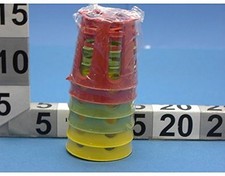 PORTABICCHIERI 12pz PLASTICA PORTA BICCHIERI CUCINA CAMPEGGIO BICCHIERE CAMPEGGI