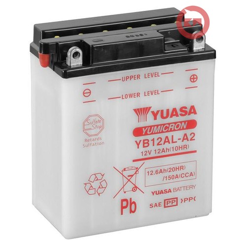 Batteria yuasa yb12al 12v - yuasa, yb12al-a2=a