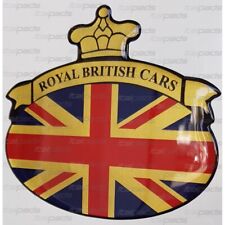Sticker Union Jack Royal British flag bandiera inglese Range Rover base oro