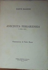 Balboni dante ANECDOTA