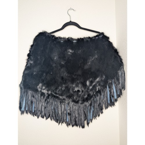 Poncho blanc noir vera - poncho,