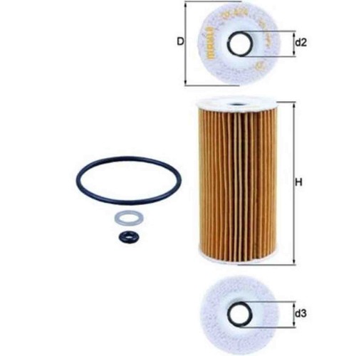 Filtro olio 424d knecht - ox,