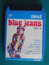 Cassetta Stereo8 BLUE JEANS size II Emi 3C 344 17975 Nomadi Kero Romina Power...