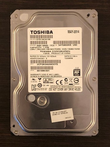 Hard disk toshiba dt01aca100 - hard,