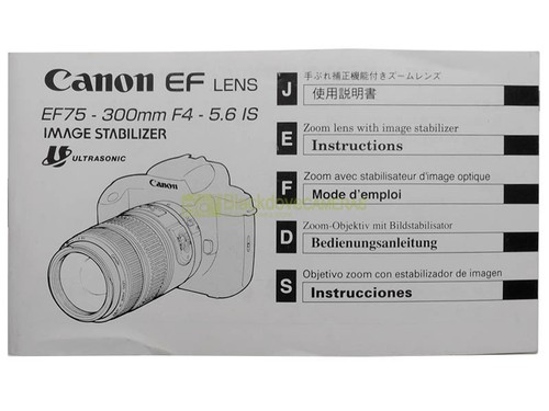Canon 300mm 5 6 is - 75/300mm.,