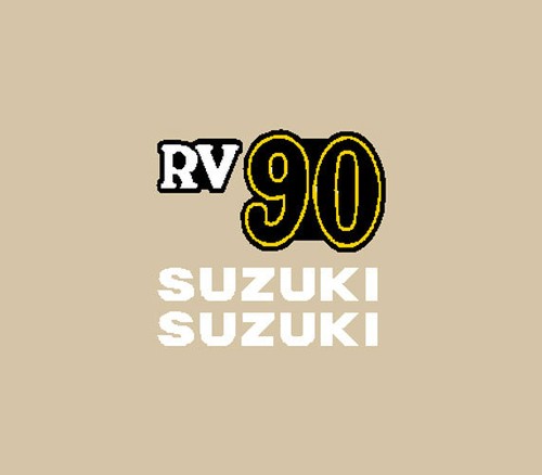 Suzuki moto blu adesivi - rv,