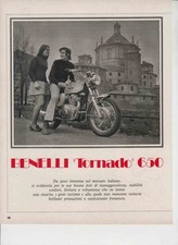 advertising test MOTO BENELLI TORNADO 650  1971 MOTOITALIANE MAXIMOTO EPOCA