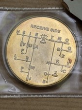 Medaglia commemorativa Codice Morse - Telecomunicazioni