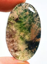 24 Ct 5X19X31 mm Naturale Rosso Verde Muschio Opale Agata Ovale Cabochon...