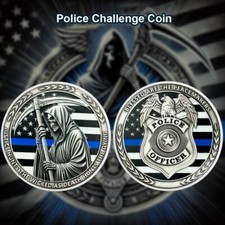 Moneta Sfida Polizia Grim