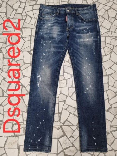 Jeans uomo dsquared blu - jeans,