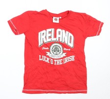 T-shirt rossa basic ragazzo