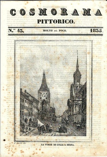 Stampa antica berna berne - antica,