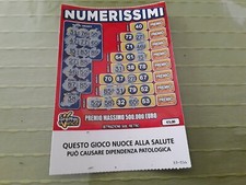 Biglietto gratta e vinci - n°,