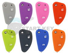  Custodia silicone chiave pieghevole Alfa Romeo 156 147 166 chiave cle key