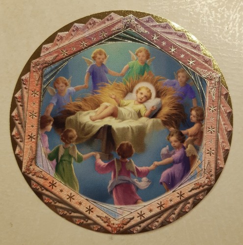 Gesù bambino angeli sticker - bambino,