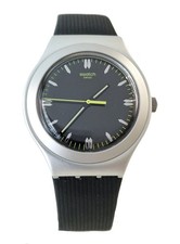 Orologio SWATCH in alluminio Bello Nero YGS1008 da 37,40 mm, leggero solo 28 g