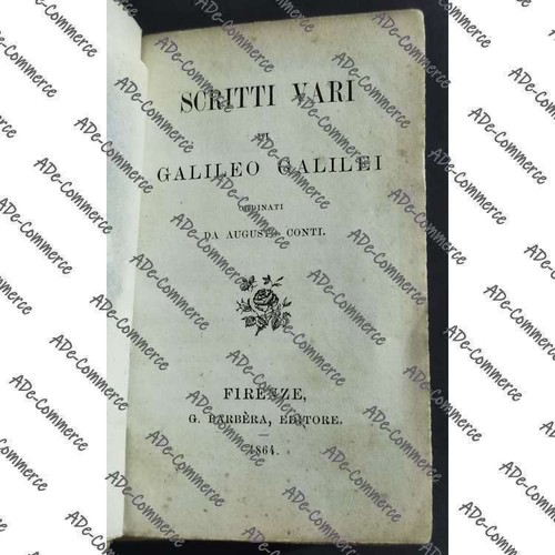 Scritti vari galilei - g.,