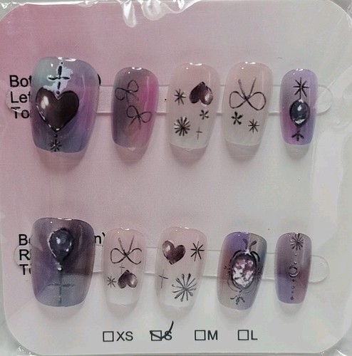 Press nails pastello viola - on,